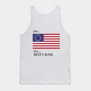 betsy ross FLAG USA american flag 1976 80s T-Shirt Tank Top